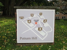 Putnam Hill map. Unit 3J in Building #4 faces west