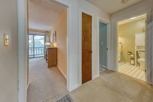 Hallway to bedrooms and bathroom