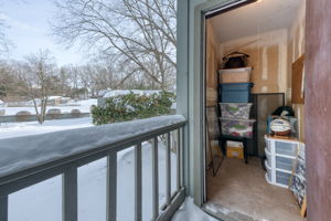Rear Storage Closet