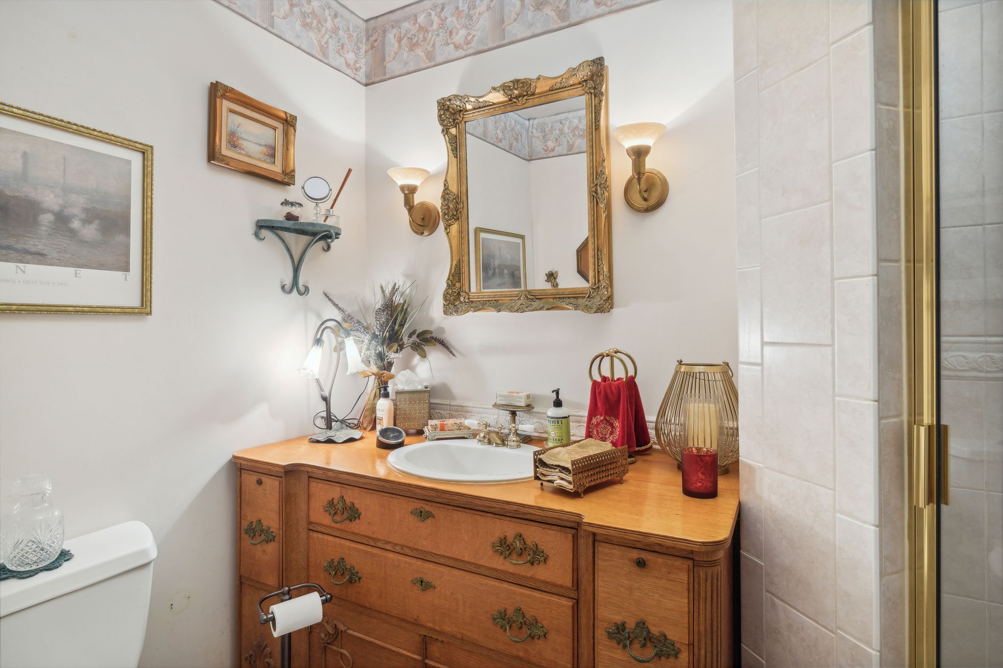 Down Stairs Bathroom with shower