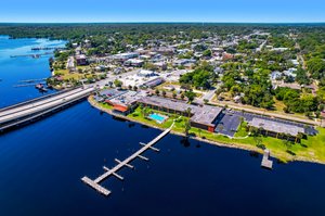 Areial view coming into Palatka