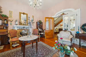 Sitting Room with fireplace