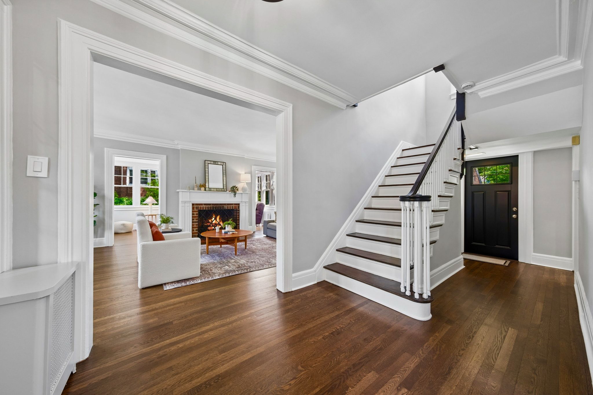 Foyer & Living Room