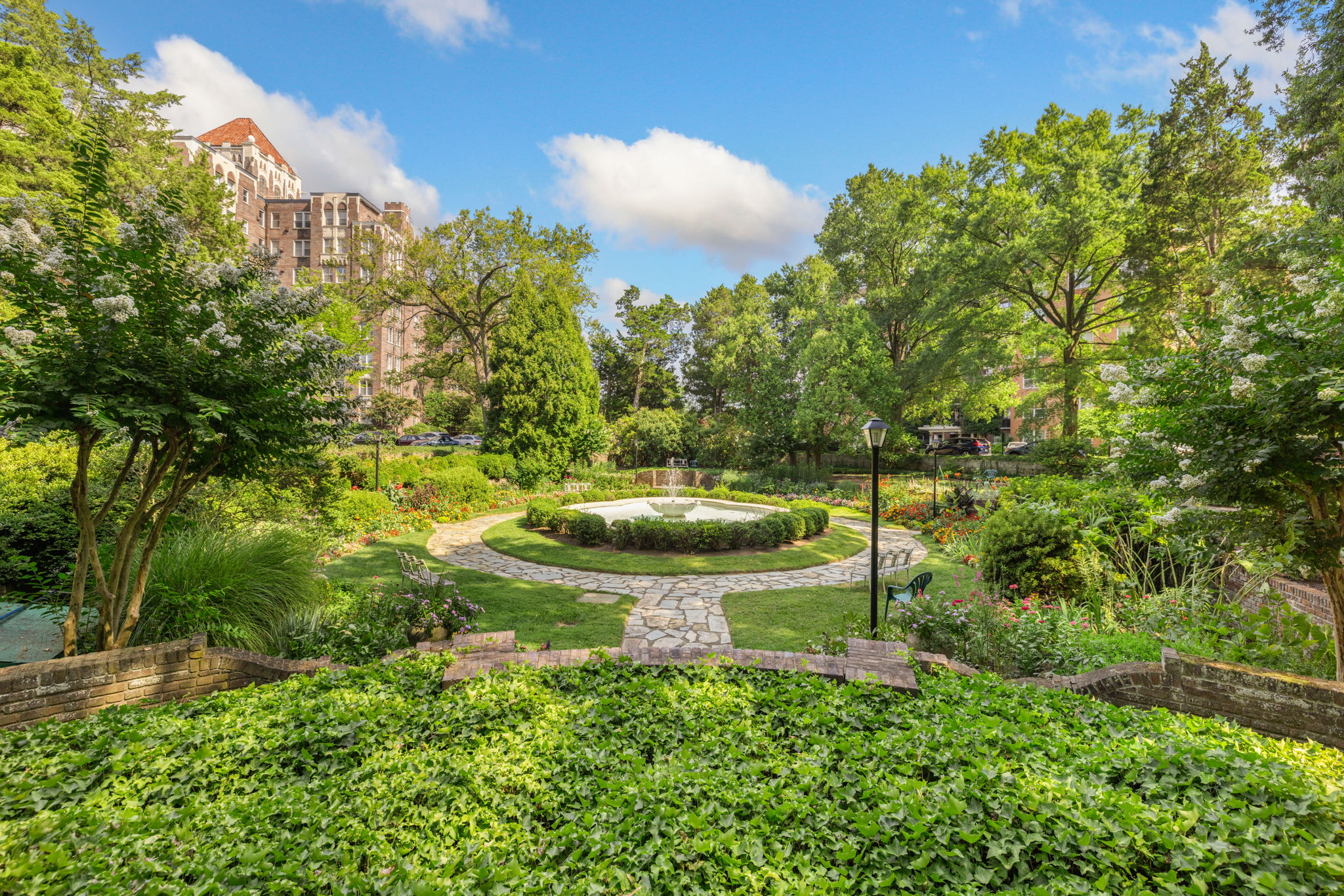 Landscaped grounds