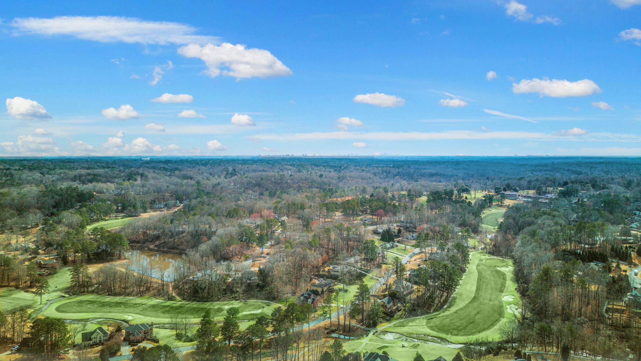 View of Brookfield Country Club golf course.