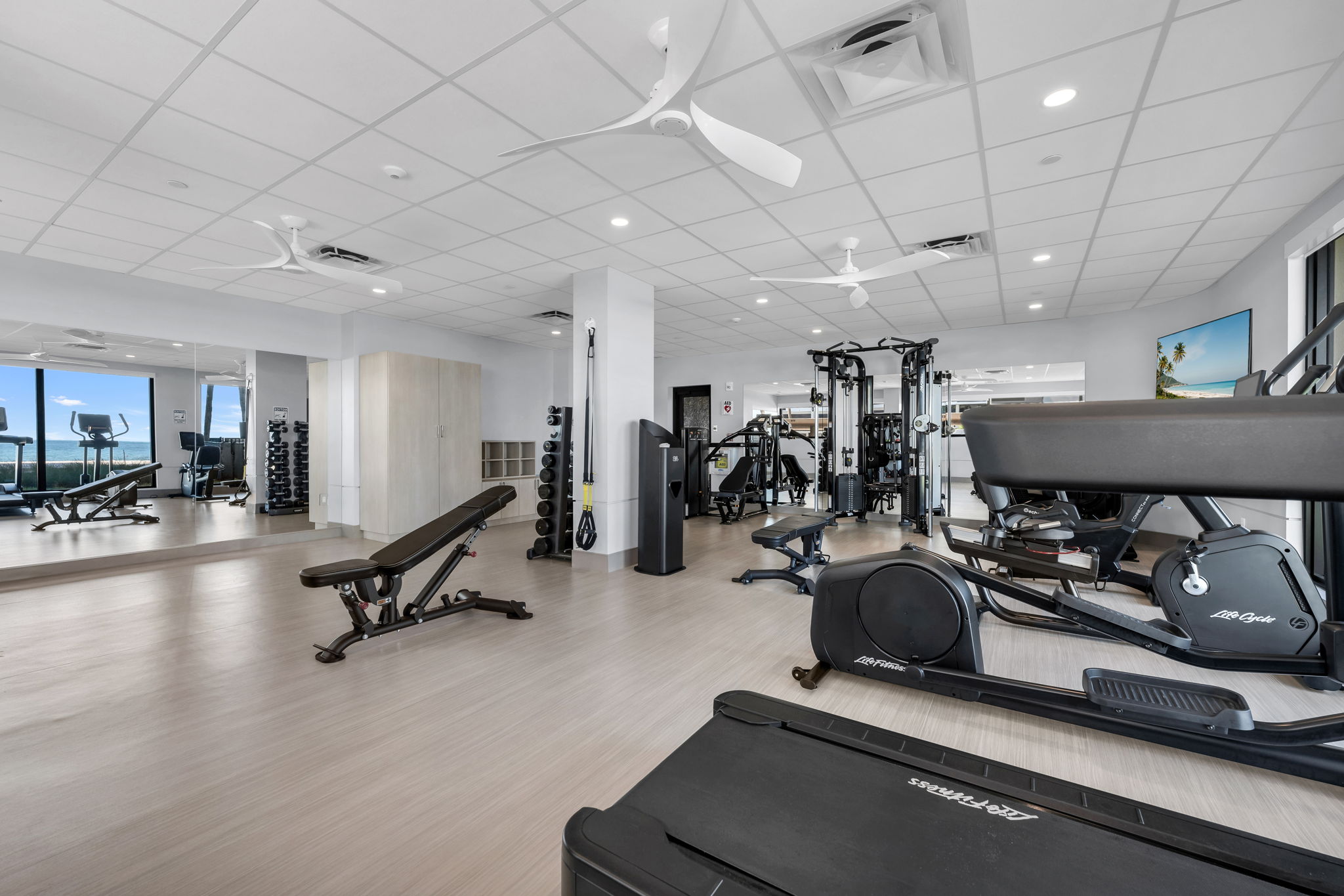 State-of-the-Art Fitness Center Overlooking Gulf