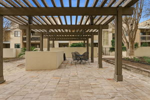 This lovey pergola is perfect for relaxing or entertaining