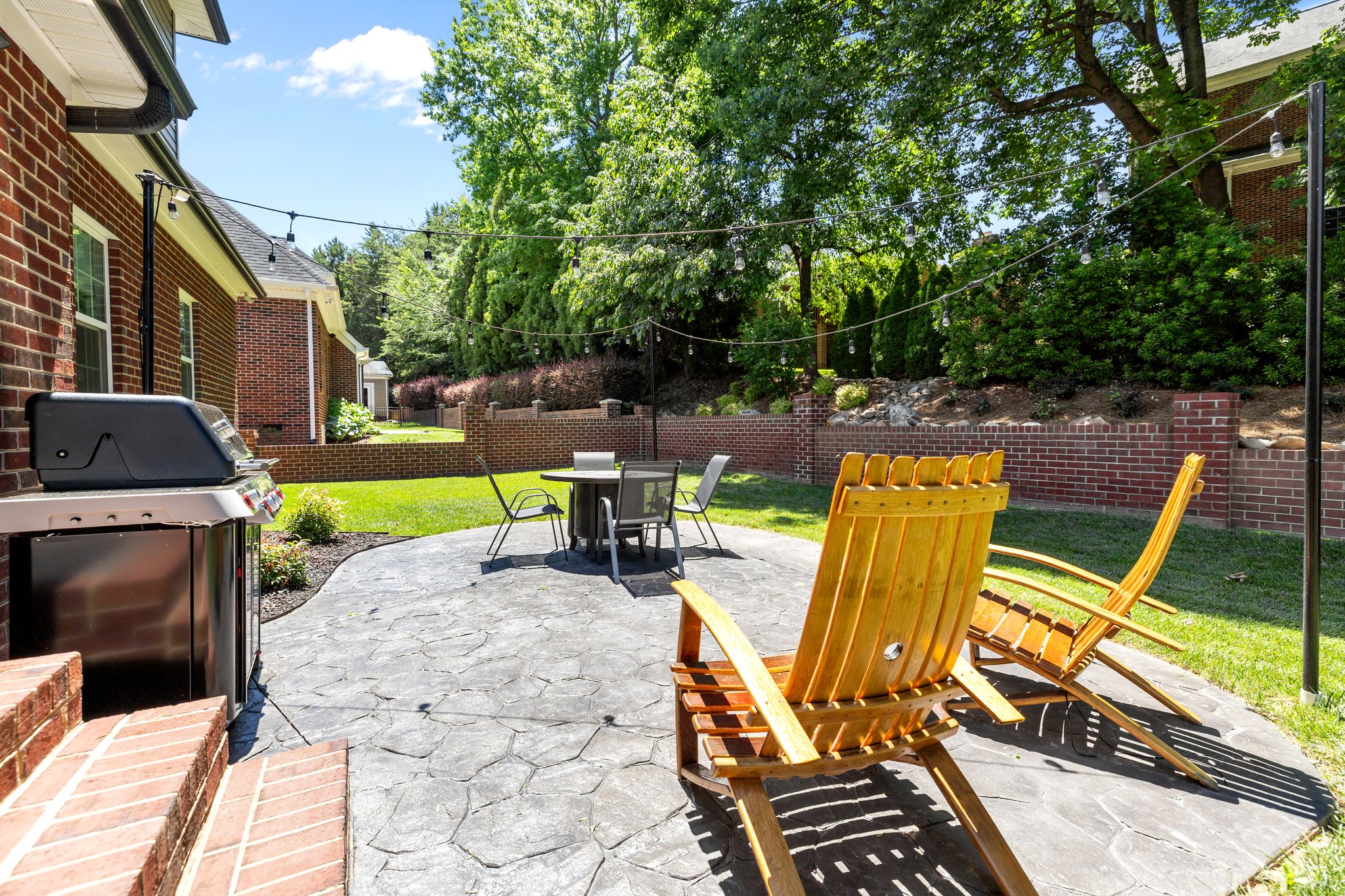 350 sq. ft. stamped concrete patio