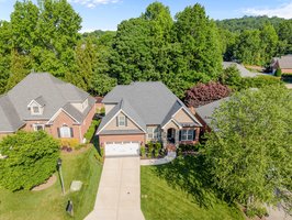 Hip roof with architectural shingles