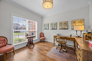 Study just off the foyer