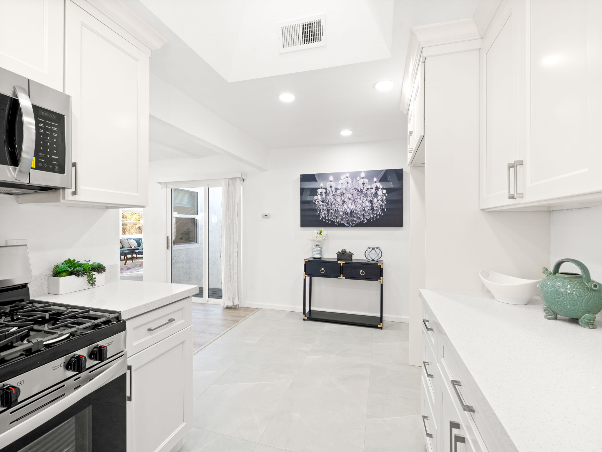 Kitchen leading to Dining Room