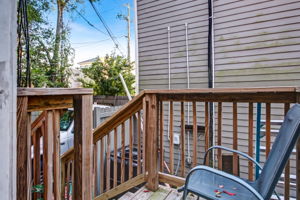 Rear Porch at 401 E Duffy St