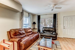 Spacious living room at 1208 Habersham St