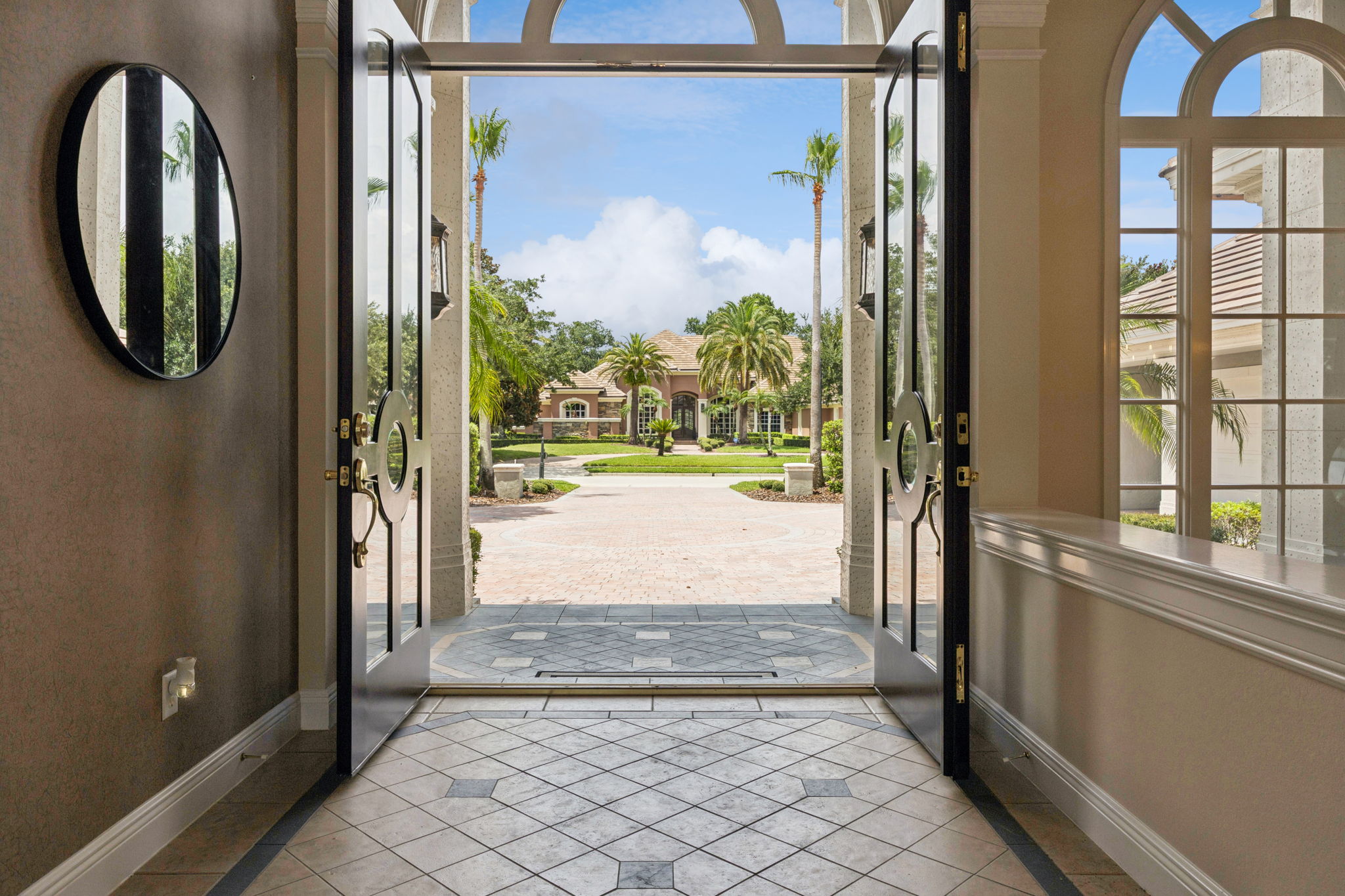 View across the street from front door