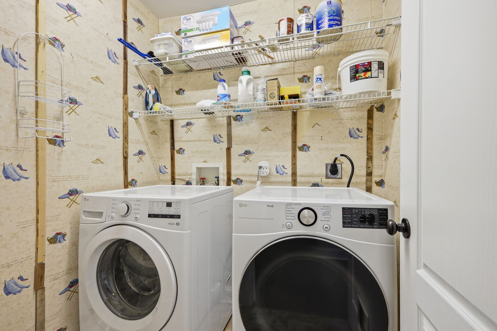 Laundry Room w/ Shelving