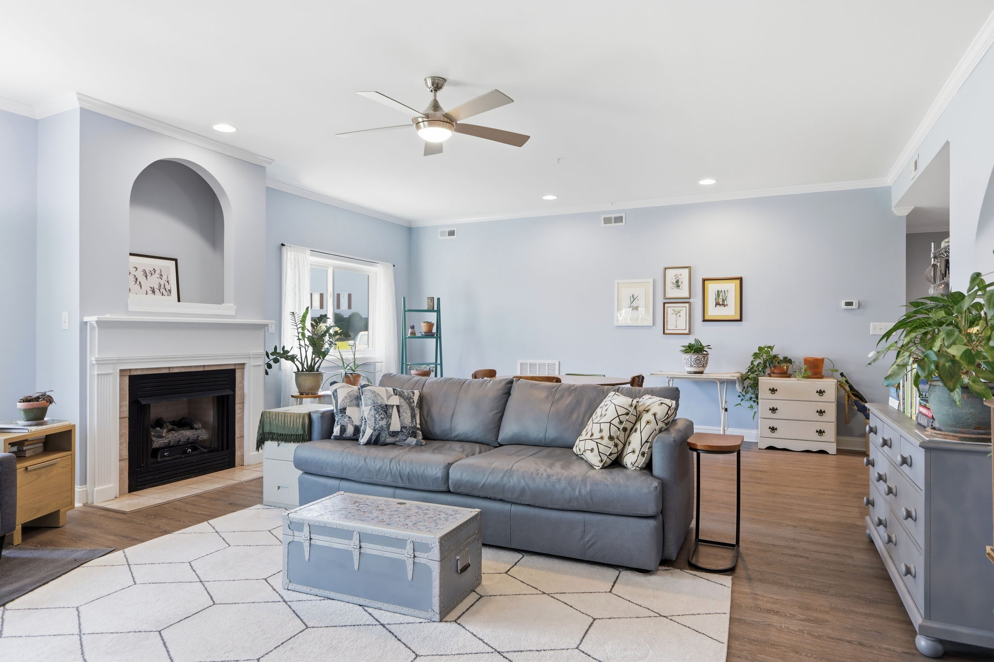 Open-Concept Primary Living Area