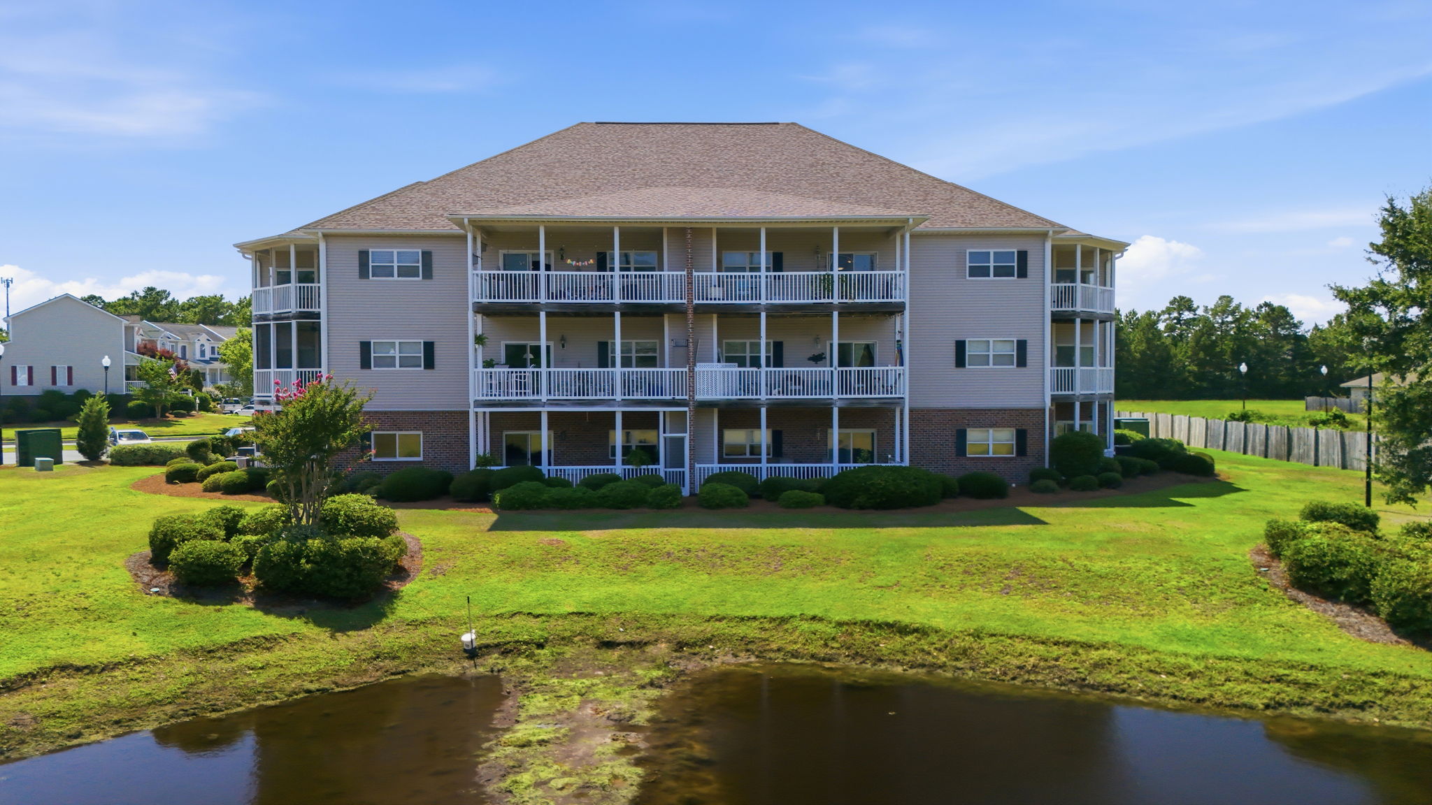 Rear Patio Overlooking Retention Pond