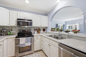 Kitchen w/ Stainless Steel Appliances