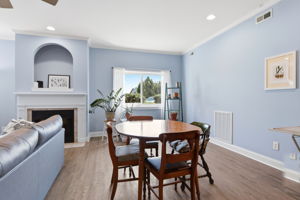 Combination Living and Dining Area