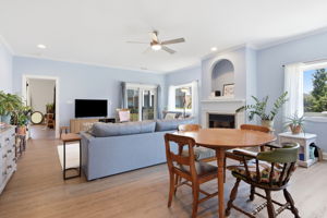 Primary Living and Dining Area w/ Natural Light