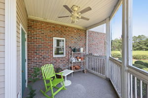 Covered, Screened-In Back Patio