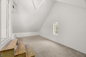 1 of 3 upper-level bedrooms. The nook in the bedroom to the right of the top of the stairs.