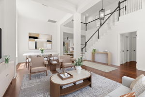 Three highly flexible main-level spaces offer endless possibilities, making it ideal for everyday living and entertaining.