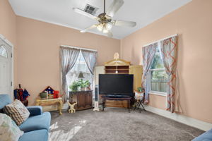 Lots of natural light.