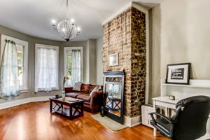 Living Room in Downstairs Unit