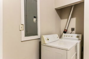 Laundry Area at Second Floor Unit