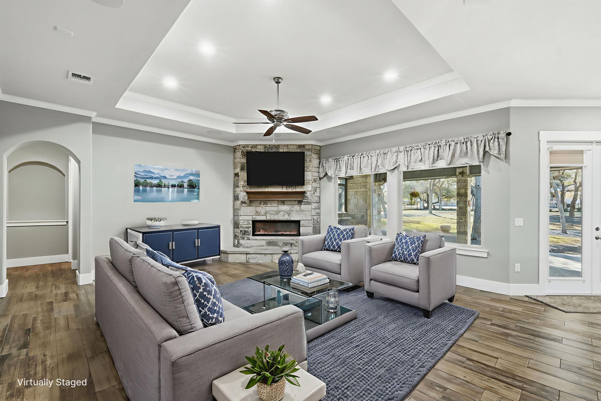 Living Room Virtually Staged