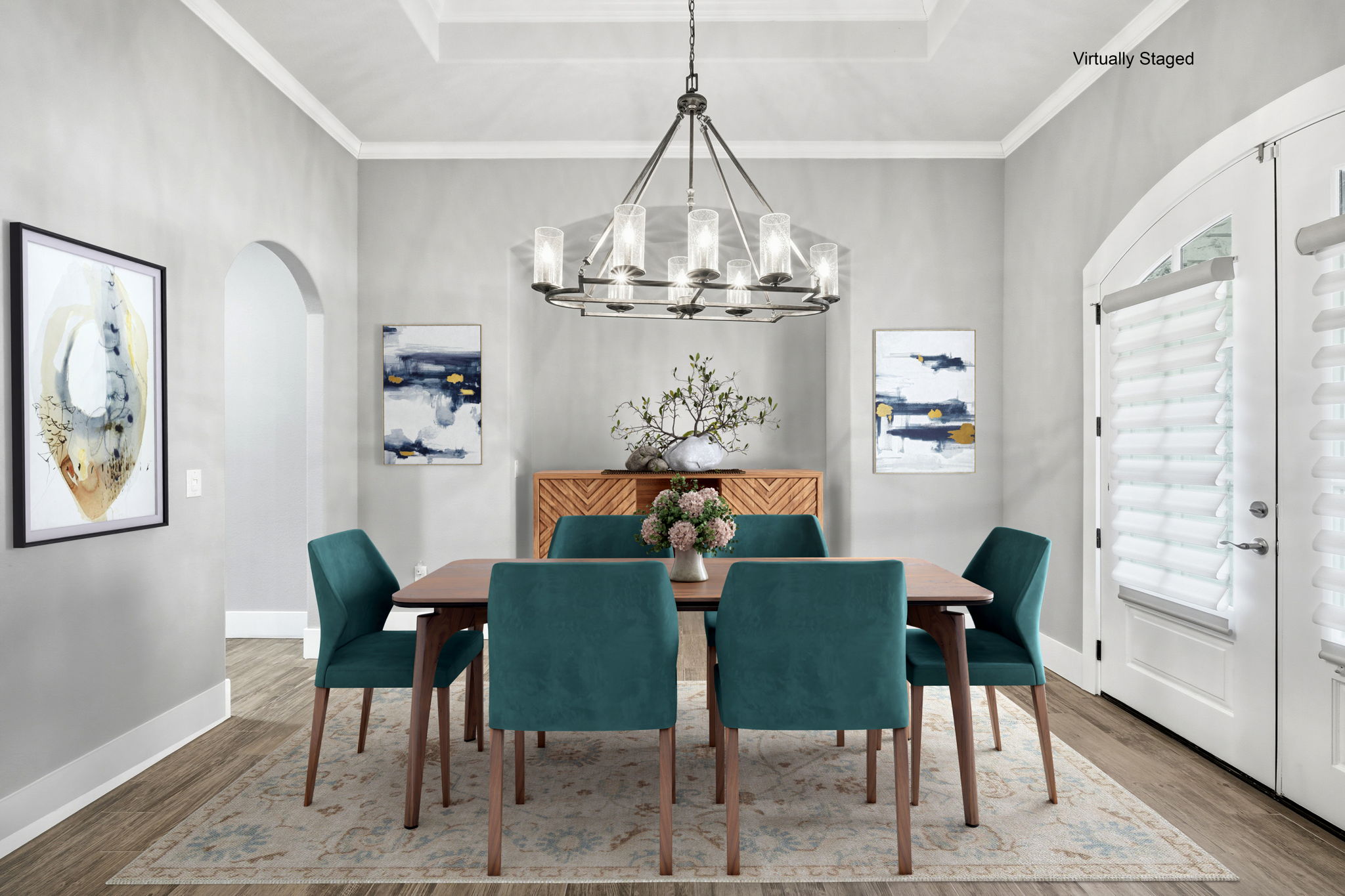 Dining Room Virtually Staged