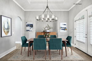 Dining Room Virtually Staged