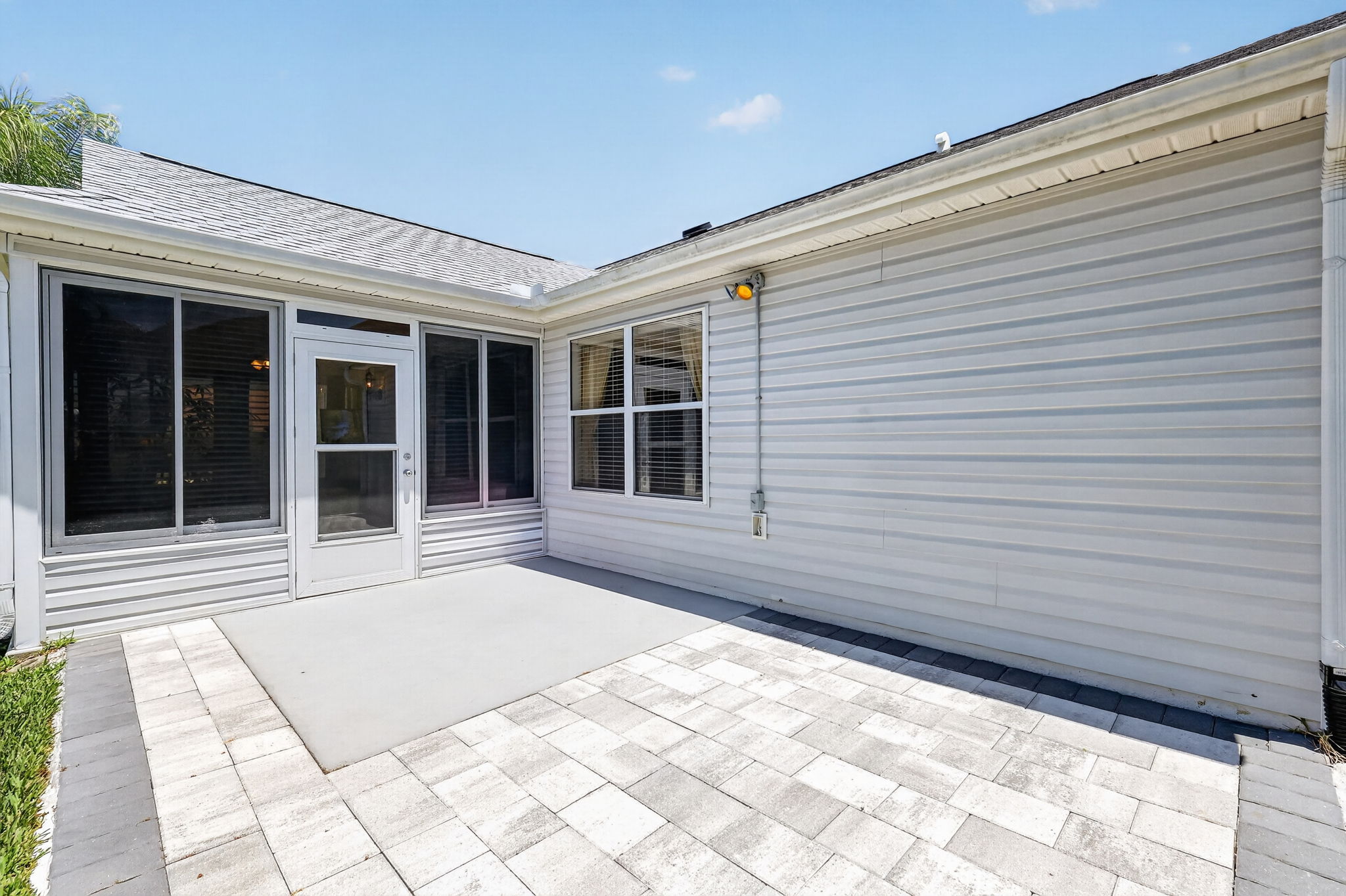 Rear Paver Patio