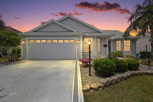 Twilight Front Elevation