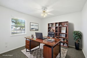 Office 3 virtually staged