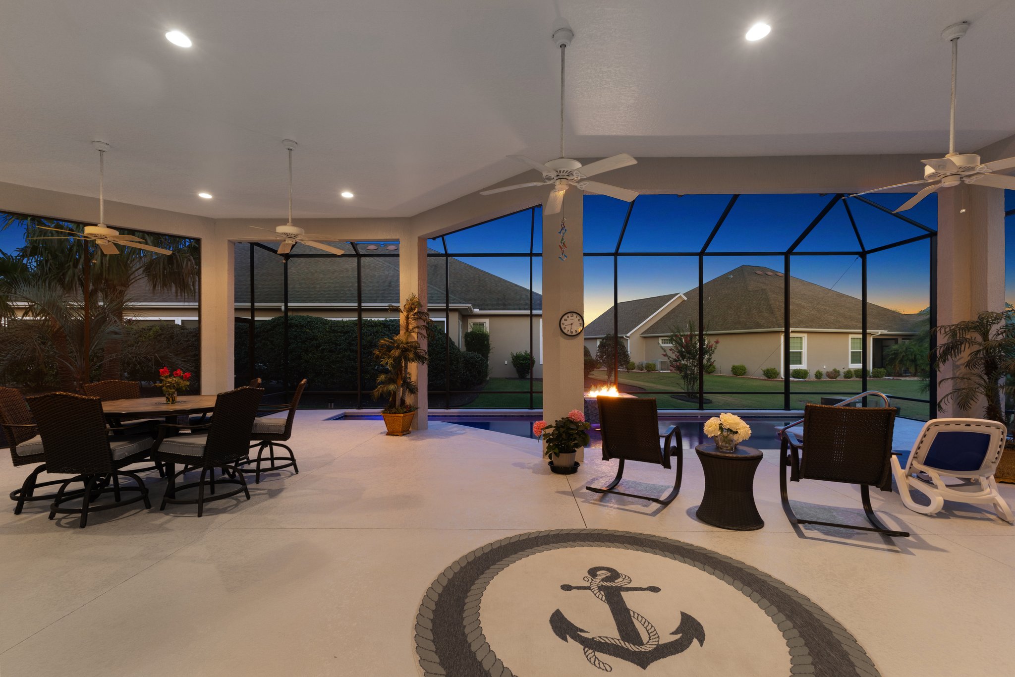 Twilight Lanai and Pool