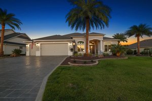 Twilight Front Elevation