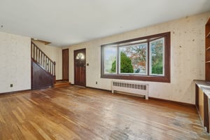 Living Room with Bay Window