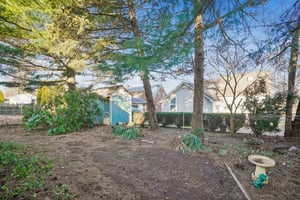 Rear Yard with Shed