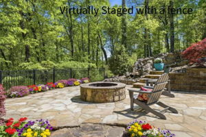 If you want to install a fence that is easy to do!  We have virtually staged it for you!
