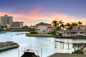 Twilight view of Canal