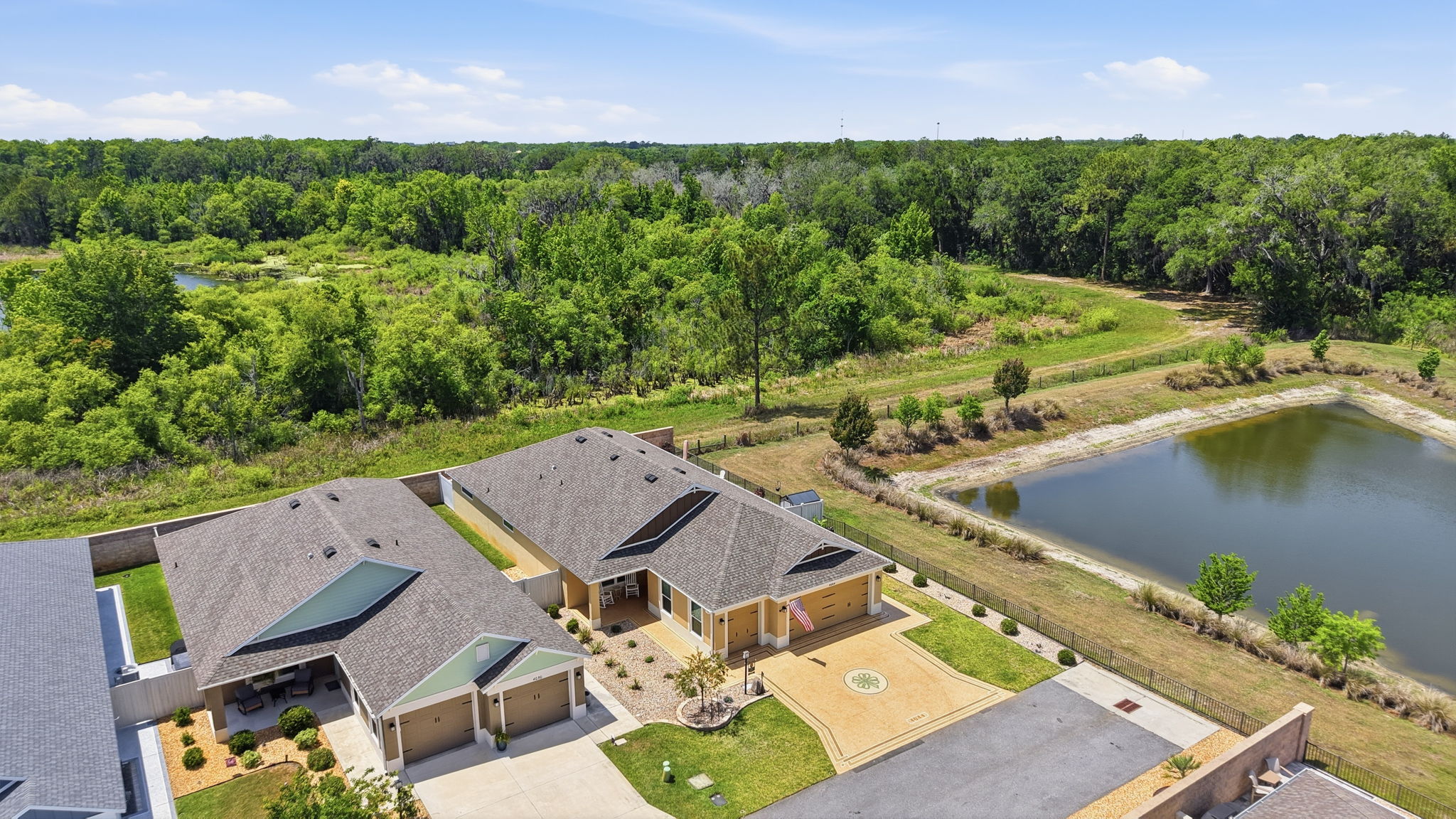 Aerial Front Elevation with WATER VIEW