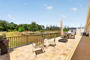 EXPANSIVE PAVER Patio with Incredible WATER VIEWS!