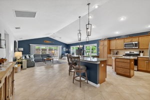 Kitchen and Living Room