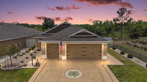 Twilight Front Elevation