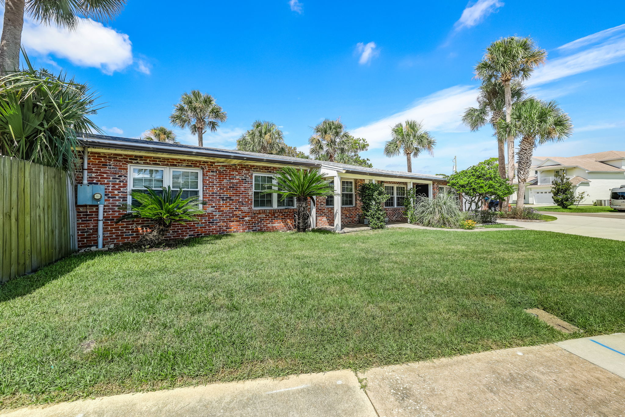 Large Front Lawn