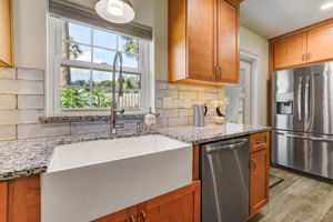 Farmhouse Sink with View