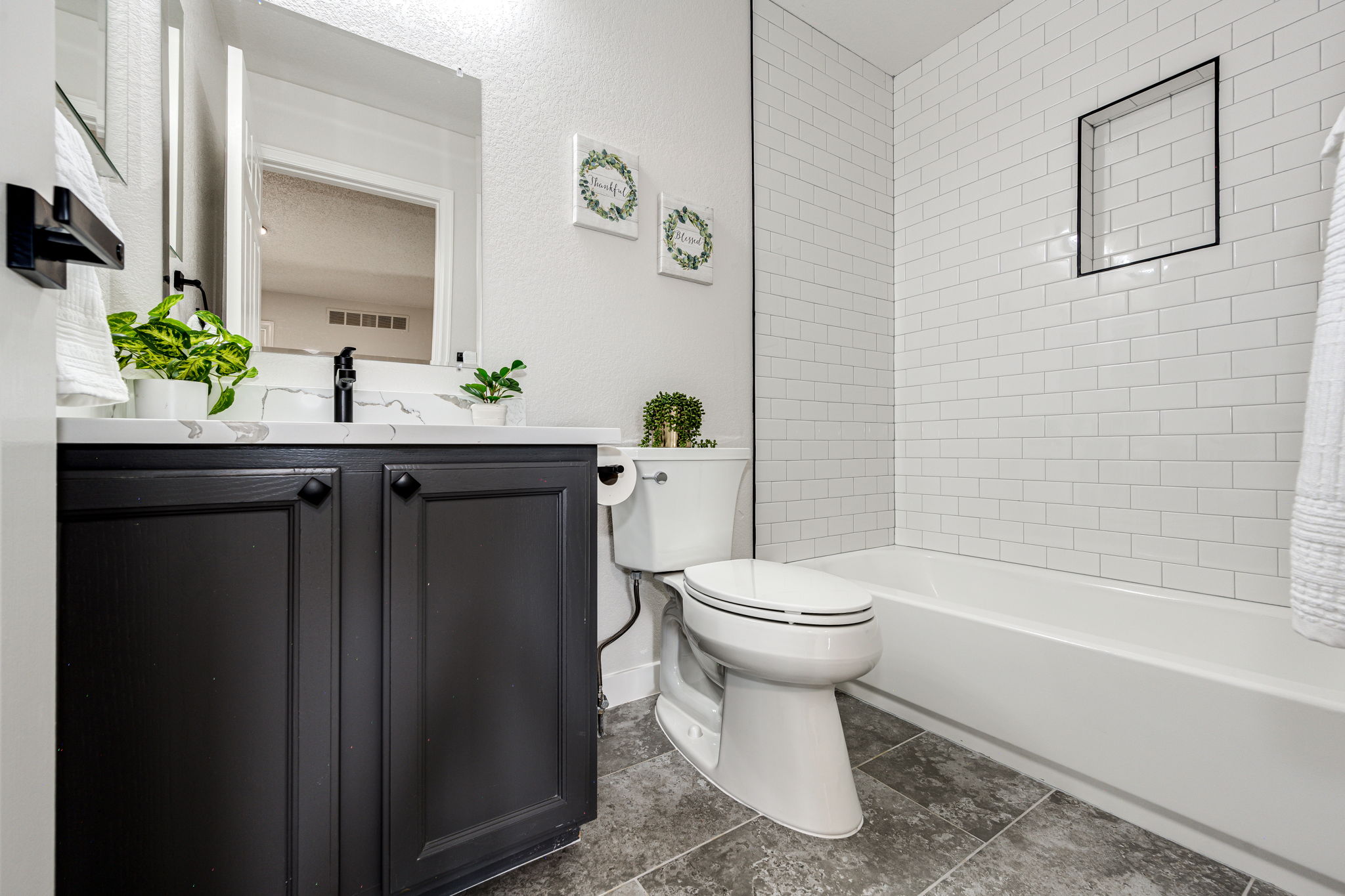 Remodeled Full Bathroom