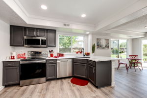 Open Kitchen to Dining Room